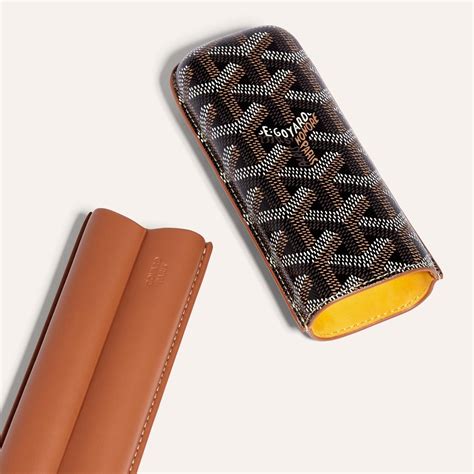 Goyard Churchill 2 Cigar Case “Black & Tan” – Pastor & Co..